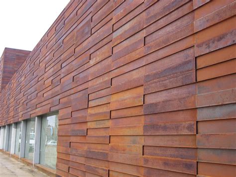 Anything is possible. . Corten steel siding panels